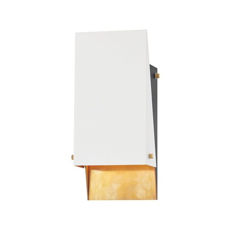 Hudson Valley Lighting Kelly Behun X Ratio 1 Light Wall Sconce 5.75 In. Aged Brass KBS1350101-AGB