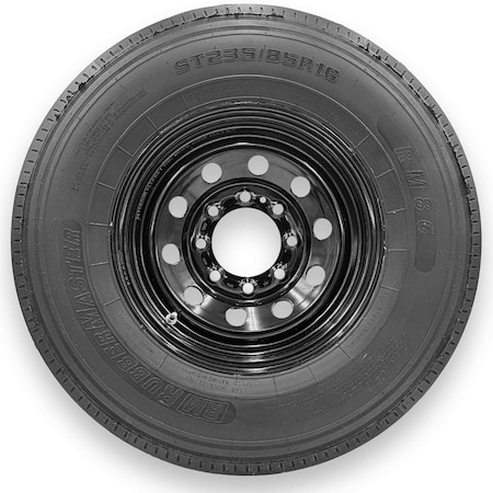 Rubbermaster - Steel Master ST235/85R16 14 Ply 8 On 6.5 Bolt, Black Wheel Assemblies 599364BLK