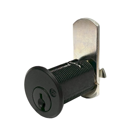 Olympus Lock Cam 1-3/4 in  Pin & Tumbler MK Black F/ 1-1/2 in  Material - KA Key #0001 DCN4-US19-CUST