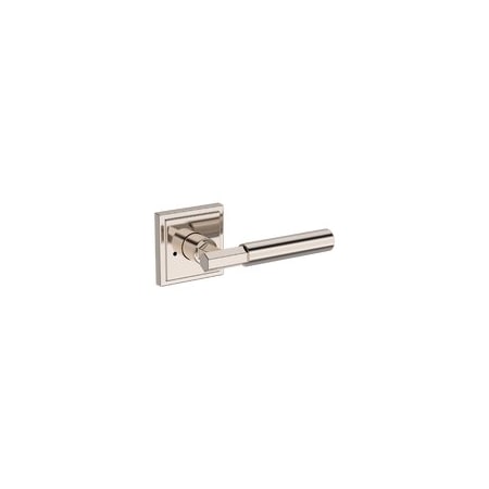 Baldwin Residential Door Levers Privacy Right Hand Lifetime Bright Nickel PVRIDSSR055
