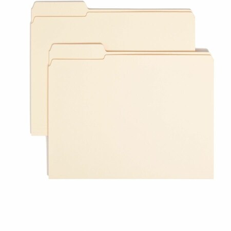 Smead File Folder 8-1/2 x 11", 1/3-Cut Tab, Left Position, Manila, PK100 10335