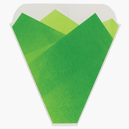 Nashville Wraps Cordially Corrugated Green Bouquet Sleeve, 4 x 18 x 14, 50PK FBSCGN