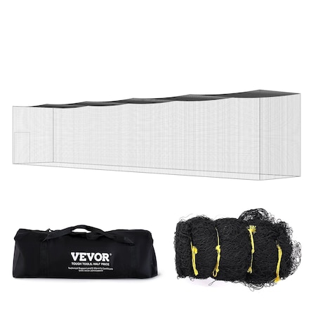 Vevor 70FT Softball Baseball Cage Netting Heavy Duty PE Pitching Batting Net YC-DJL-70*12*14ft