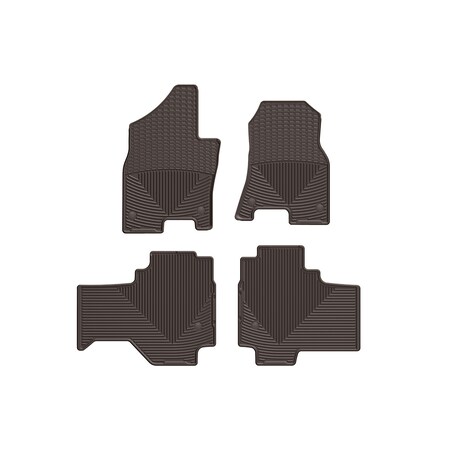Weathertech Cocoa, Front and Rear All Weather Floor Mats W506CO-W508CO