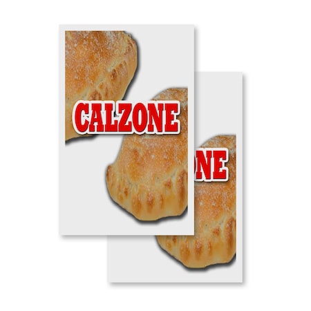 Signmission Calzone, Vinyl Decals Only 24 Inch x 36 Inch, Vinyl Decal, 2PK DSB-2436-2PACK-Calzone