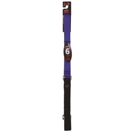 Lupine Pet Lupine 17559 1 in. x 6 ft. Dog Leash, Blue 2122380