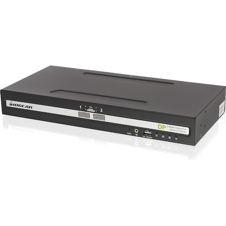 Iogear 2-PORT SINGLE VIEW DISPLAYPORT PP4.0 SECURE KVM SWITCH W/AUDIO AND CAC SUPPORTS. GCS1412TAA4C