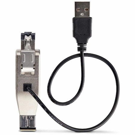 Startech.Com GIGABIT FIBER TO RJ45 ETHERNET MEDIA CONVERTER DONGLE, OPTICAL SINGLEMODE 10KM/M D01ML55U-FIBER-MEDIA