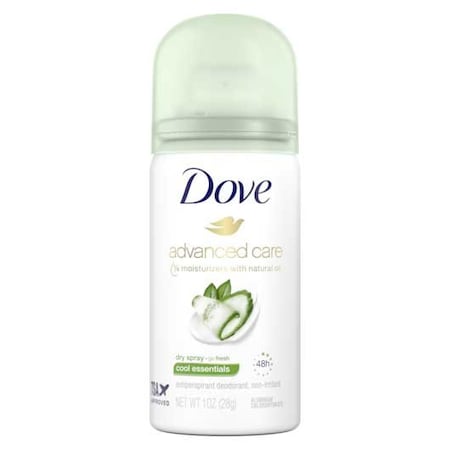 Dove Go Fresh Cool Essentials Anti-Perspirant Dry Spray, 1 Fluid Ounce Aerosol, 24PK 67317