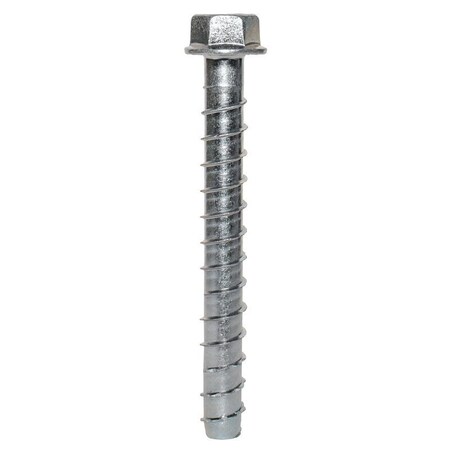Simpson Strong-Tie Titen HD Screw, 5/8 in Thread, 6 in L, Washer Head, Hex Drive, Carbon Steel, Zinc THDB62600HF1