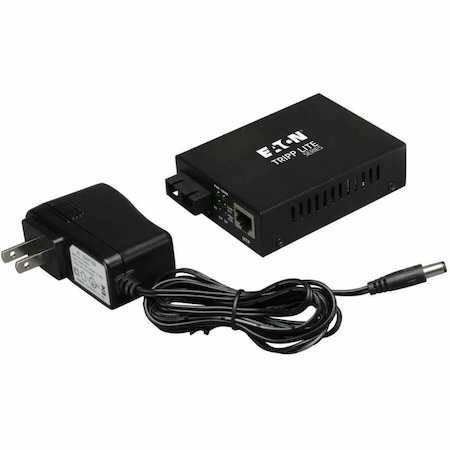 Eaton Tripp Lite Series Gigabit Multimode Fiber to Ethernet Media Converter, 10/100/1000 to N785-001-SC