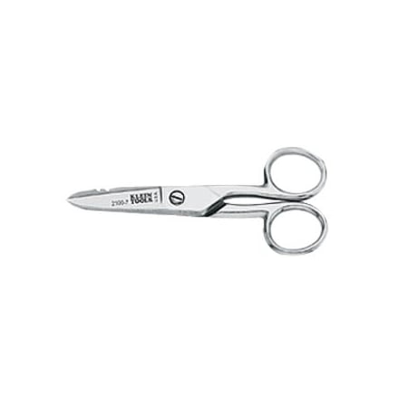 Klein Tools Electrician's Scissors, Nickel Plated 2100-7