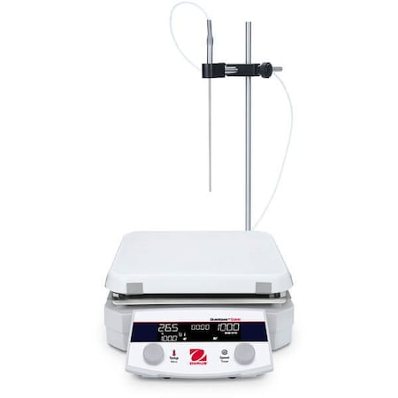 Ohaus Hot Plate Stirrer, Ceramic Coated Al e-G52HS10C 100-120V