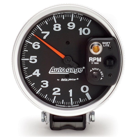 Auto Meter 233903 5 in. Auto Gage Monster Tachometer with Shift Light ATM233903