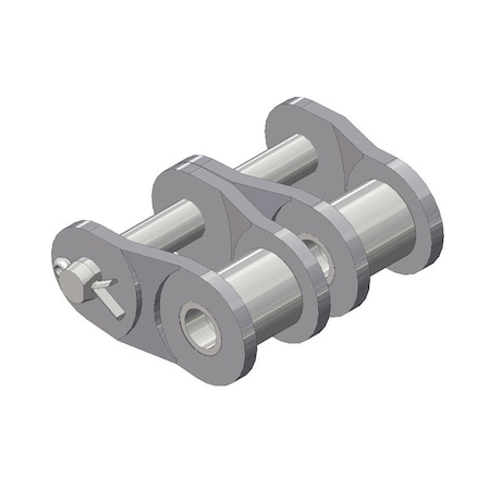 Senqcia Hi-Max Double Strand Cotter Pin Offset Link, 200-2 chain, 2-1/2 P, 0.781 Dia Pin 200-2HMOL