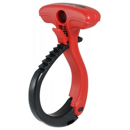 Vortex Cable Wrap, 2-3/4 in L, 3 in Max Bundle Dia., Black, Red, Stainless Steel, 100 lb Strength VO778433