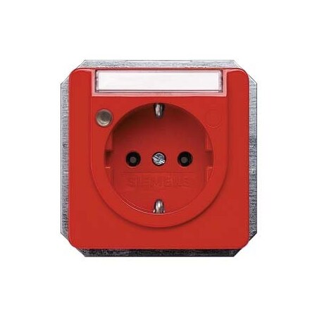 Siemens DELTA profil orange ZSV SCHUKO socket outlet 10/16 A 250 V With screwless 5UB1475