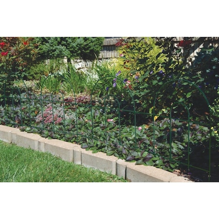 Best Garden 8 Ft. Powder-Coated White Wire Folding Fence 742155