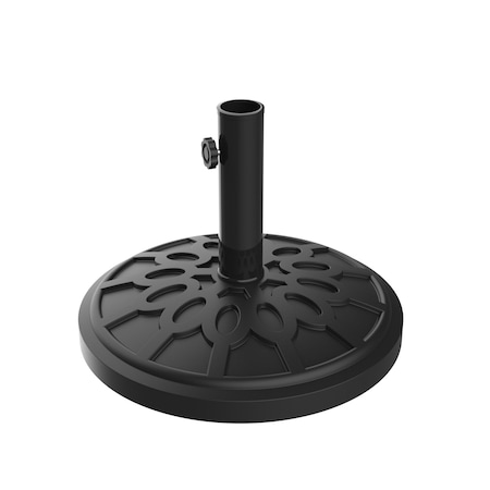 Pure Garden Weighted Outdoor Umbrella Base, Black 50-103