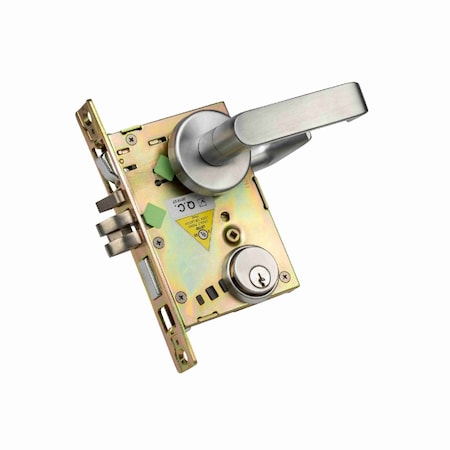 Trans Atlantic Co. DXML Series RightHand HeavyDuty Commercial MortiseLock with Sectional Leverset Grade1 Clasroom in BC DL-DXML70SSRH-US26D