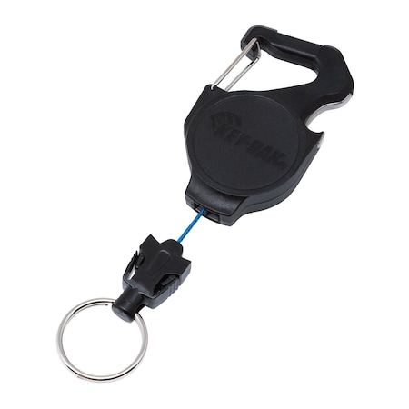 Key-Bak Key Commander, Blue, 36'' Black Cord, Split Ring and Gear Tether End Fitting 0KC1-0A14