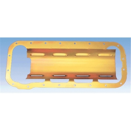 Milodon Louvered Steel Windage Tray for Ford FE-Series, Cadmium MIL32224