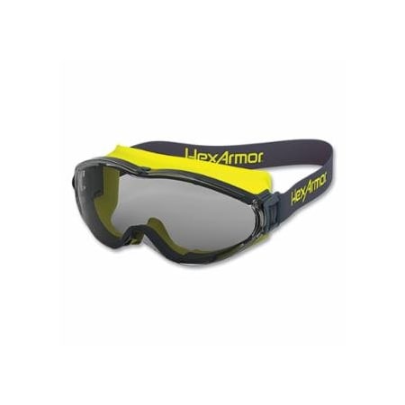 Hexarmor LT300 Safety Goggles, Grey 23%, Gray/Yellow, TruShield 572-12-10003-02