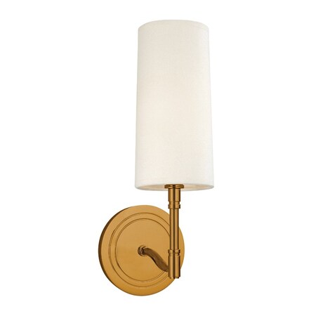 Hudson Valley Lighting Dillon 1 Light Wall Sconce 4.5 In. Aged Brass 361-AGB