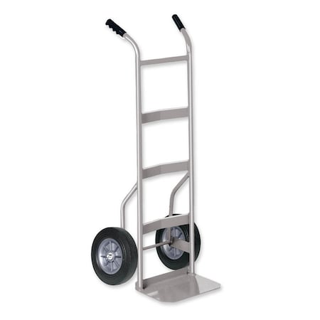 Pucel Hand Truck, 20 in W x 48 in H, Plastic Grip Handles, Gray #91