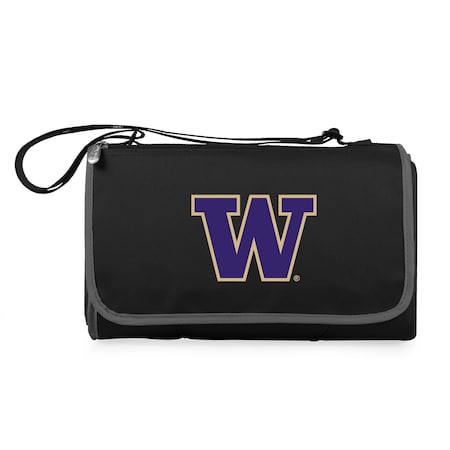 Picnic Time Family Of Brands NCAA Washington Huskies Blanket Tote Outdoor Picnic Blanket - Beach Blanket 820-00-175-624-0