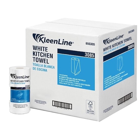 North American Paper 893299 Towel, 11 in L, 888 in W, 1Ply 893824