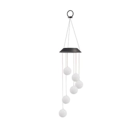Globe Electric Skylar Metal/Plastic 29 in. Wind Chime 14231