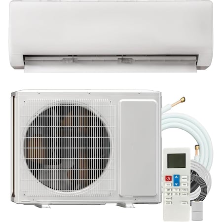 Edendirect 18000 BTU One Zone Ductless Mini Split Air Conditioner Heat Pump with Wi Fi and Remote Control ZR-AUS-18H63RE7-760(Bp14)