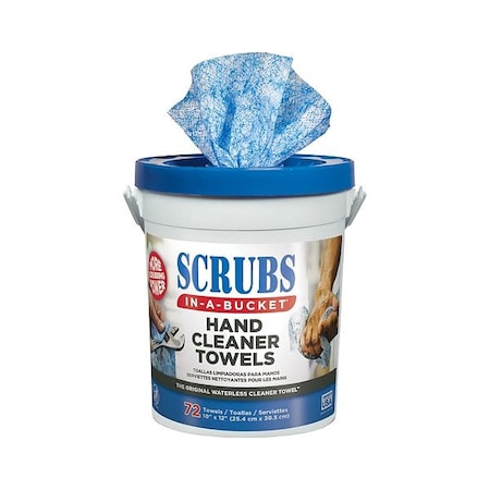 Scrubs Cleaning Towels, Citrus, 12"L, 10"W, 5Refill 42272 + 42270 (5)