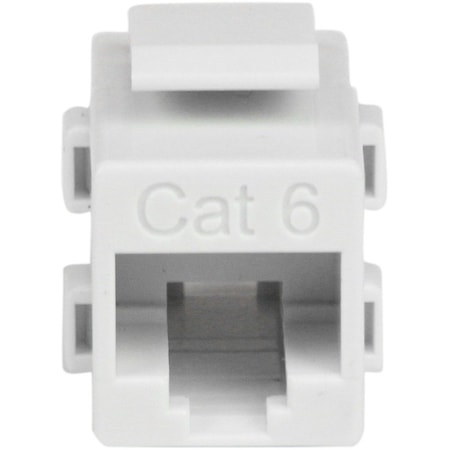 Startech.Com White Cat 6 RJ45 Keystone Jack Coupler C6KEYCOUPLWH