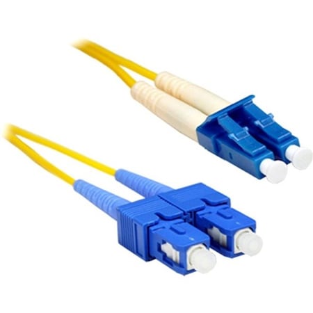 Enet 30M Sc/Lc Duplex Single-Mode 9/125 Os1 Or Better Yellow Fiber SCLC-SM-30M-ENC