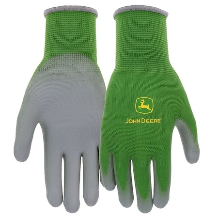 John Deere GLOVE PU PALM GRN SHELL YOUTH JD37200-Y