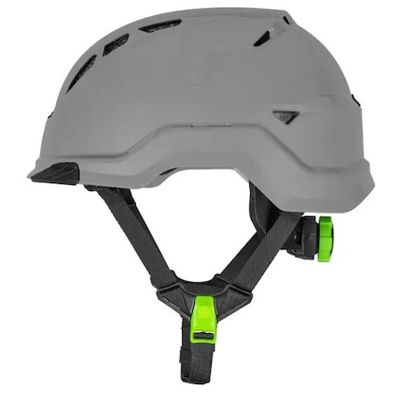 Radix Vented Safety Helmet, Grey HRX-22YC2