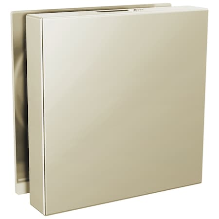 Delta Universal Showering Components Contemporary Square Steam Head In Lumicoat Polished Nickel RP103310PNPR