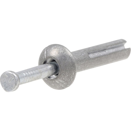 Hillman 1/4 in. D X 1 1/4 in. L Steel Mushroom Head Hammer Drive Anchor 372057