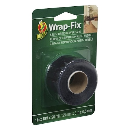 Duck Brand Electrical Tape, 10 ft L, 1 in W, Black 442055