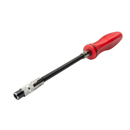 Genius Tools 1/4in Hex Shank, Flexible Bit Holder With Handle 594+0260