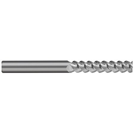 Harvey Tool 0.1562in (5/32) Cutter DIA x 0.7500in (3/4) L of Cut Carbide 60Deg. Helix Square End Mill, 3 Flutes 695410