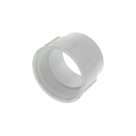 Thrifco Plumbing 1-1/2" PVC DWV Fittings Cleanout Adapter Only 6753701