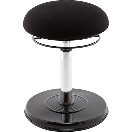 Kore Design Office PLUS Everyday Adjustable Chair for Home, Office, 18.5-26.75in tall, Fabric, Black 803943