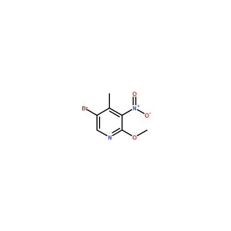 Ak Scientific 5-Bromo-2-methoxy-3-nitro-4-picoline (25g), CAS 884495-14-1 X6614-25g