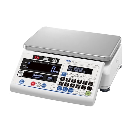 A&D Counting Scale 30Kg x 5g with internal memory of up to 1,000 items. GC-30K