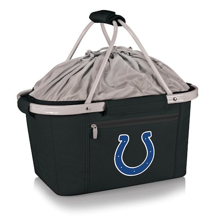 Picnic Time Family Of Brands NFL Indianapolis Colts - Metro Basket Collapsible Cooler Tote 645-00-175-144-2