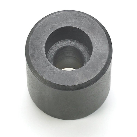 Morton Steel Round Button with Jig Feet, 1-5/8in Diameter, 1-1/4in Long BJF-1250