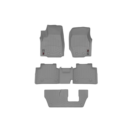 Weathertech Grey, Front, rear, and rear Floorliners 461696-1-6-4